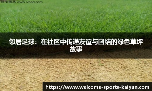 邻居足球：在社区中传递友谊与团结的绿色草坪故事